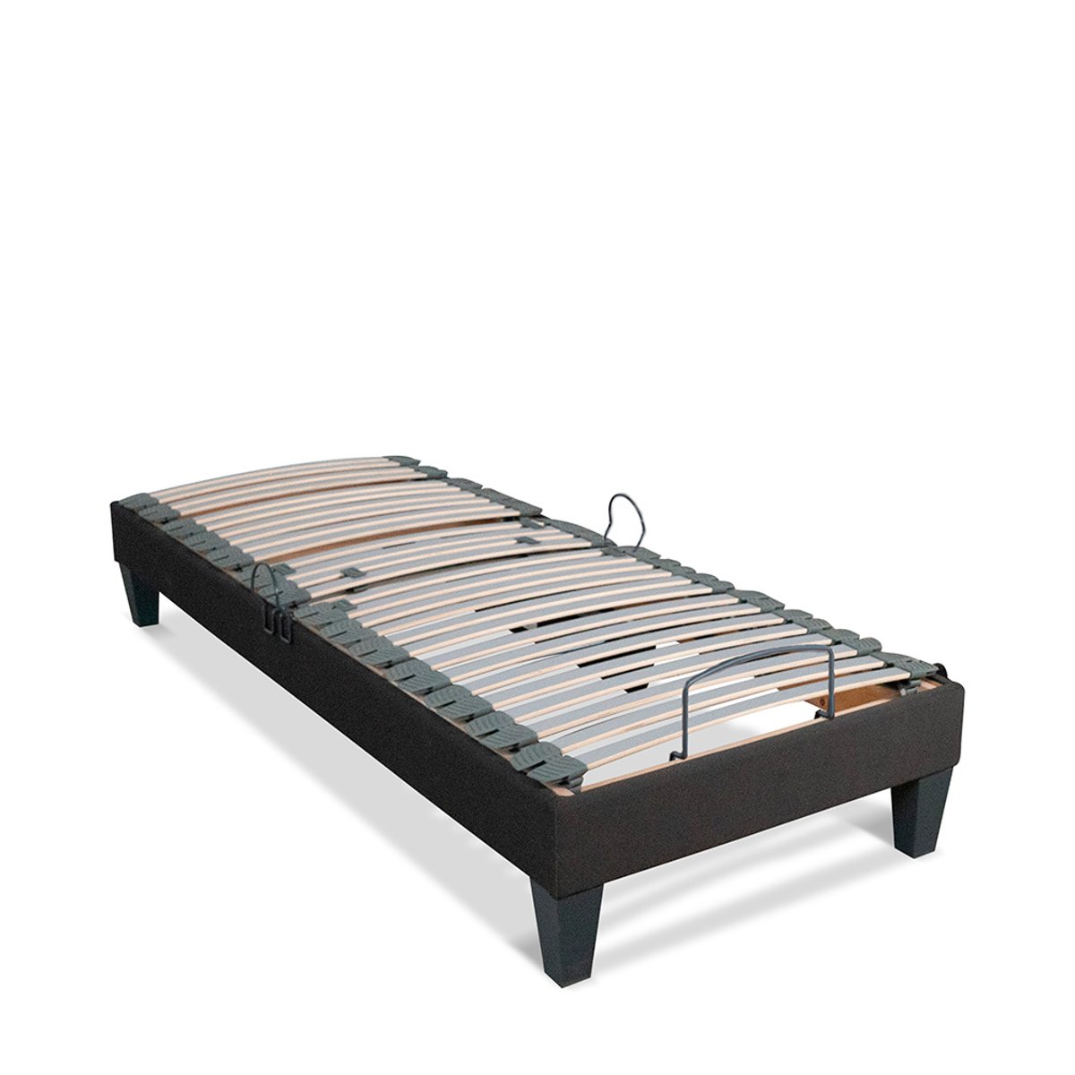 Sommier électrique Amiral 90x200 cm Lattes gris, BELLECOUR