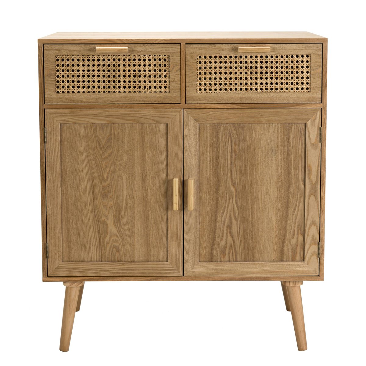 Petit buffet avec cannage ALGA bois naturel, PIER IMPORT