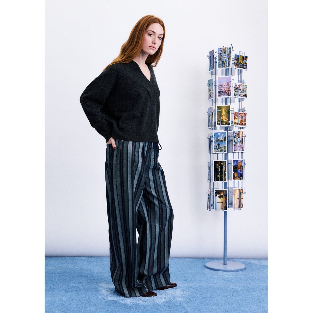 Pull Norikura en laine NORIKURA anthracite, FRNCH
