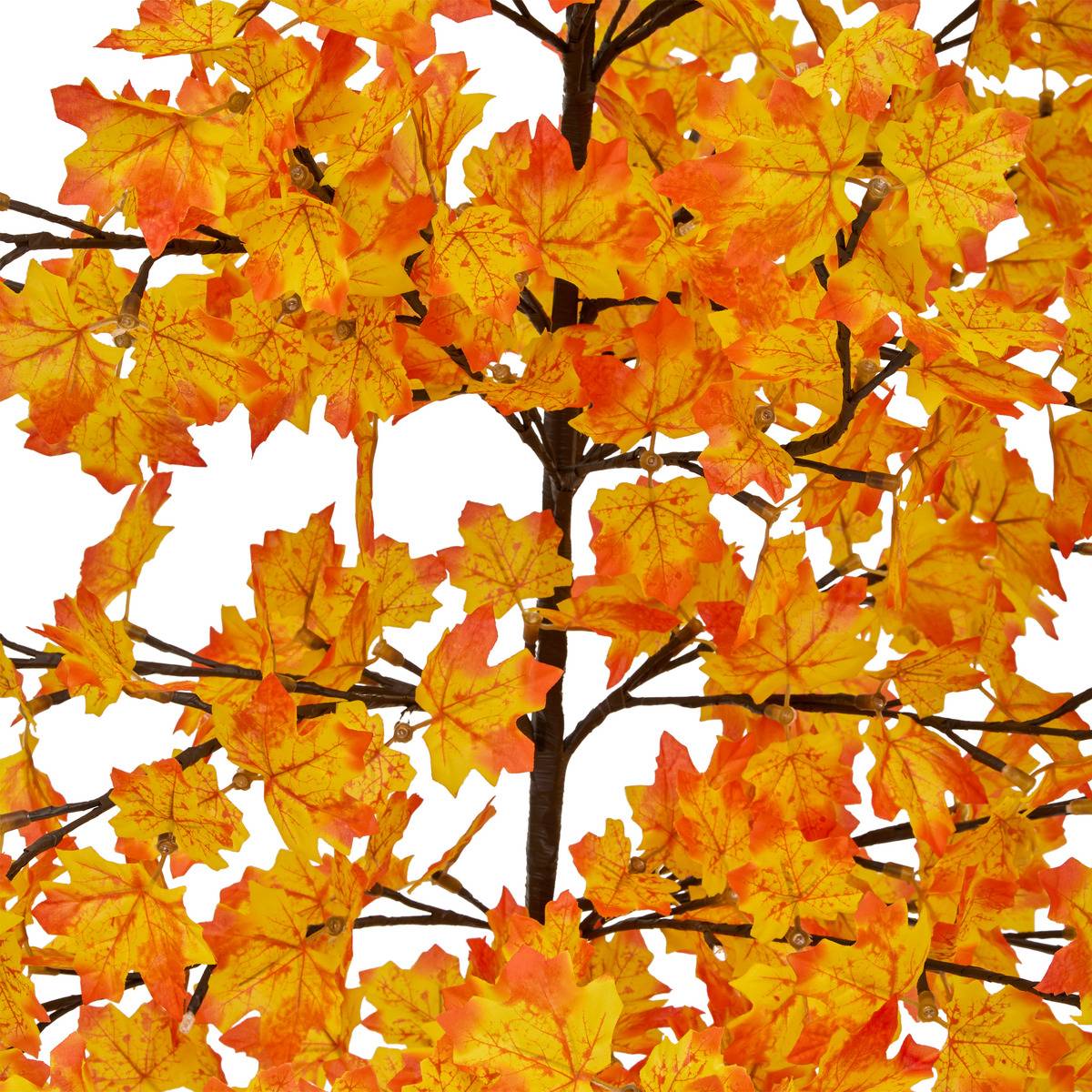 Arbre orange lumineux extérieur 300 LED H200 cm AILU orange, FEERIC LIGHTS & CHRISTMAS