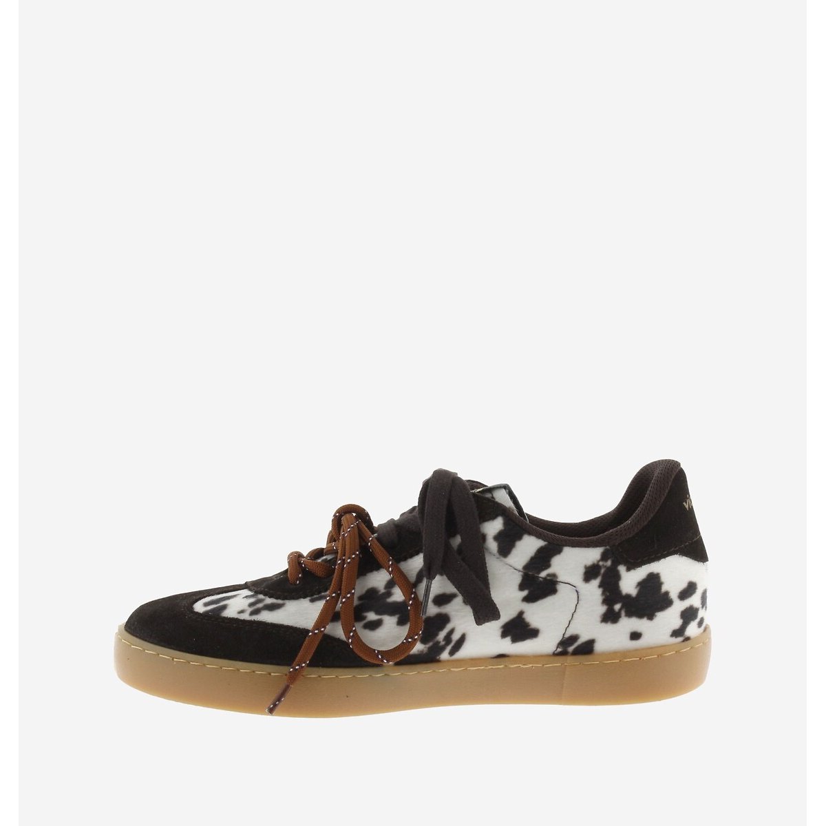 Baskets BERLIN ANIMAL PRINT imprimé noir/blanc, VICTORIA