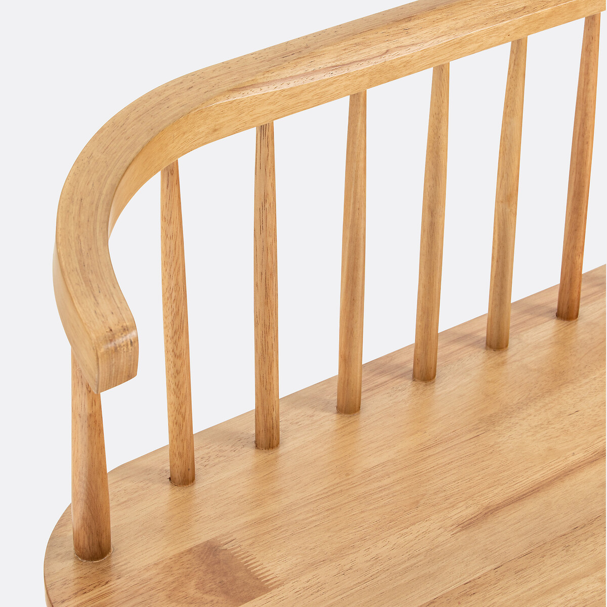 Banco de mesa em hévea maciça com barras, Jyko. natural, LA REDOUTE INTERIEURS