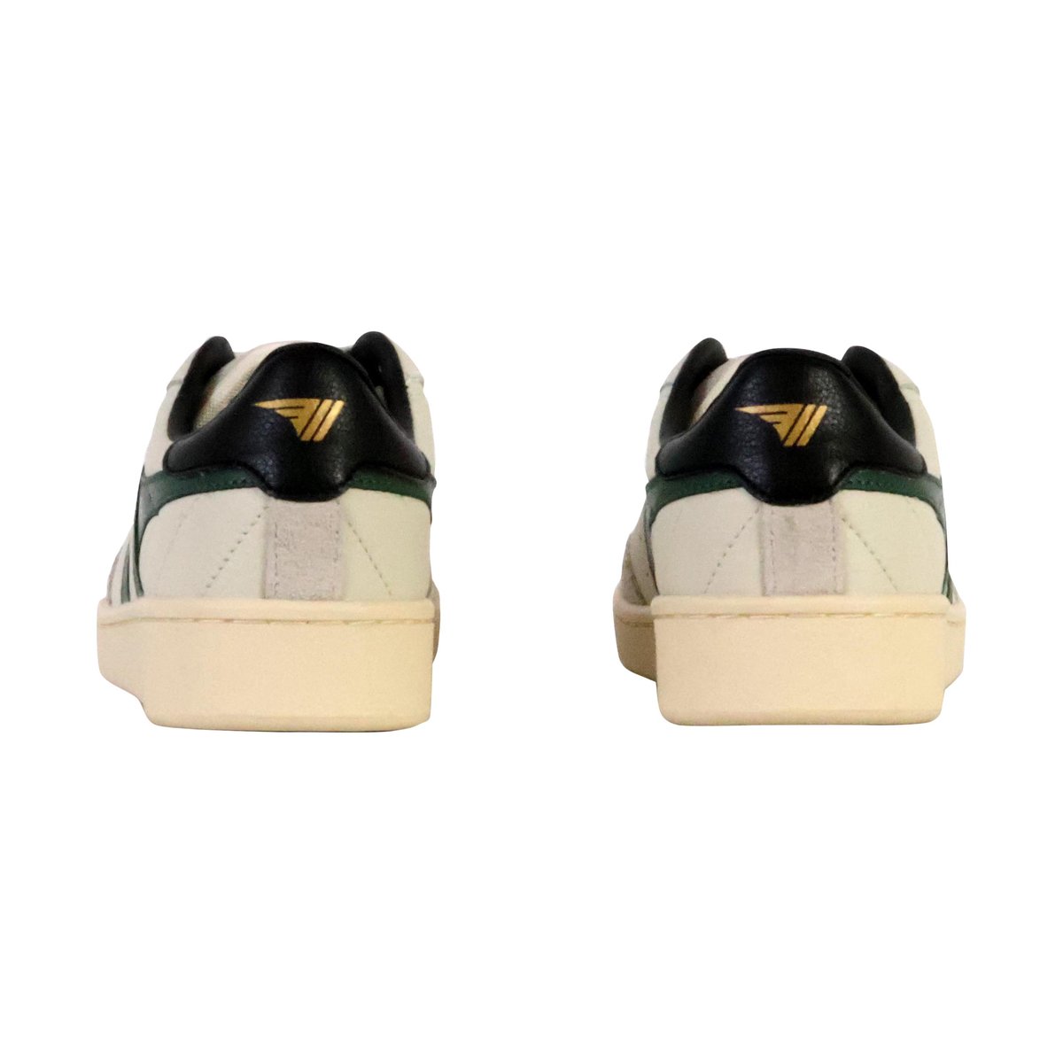 Baskets Contact Leather blanc cassé-vert-noir, GOLA