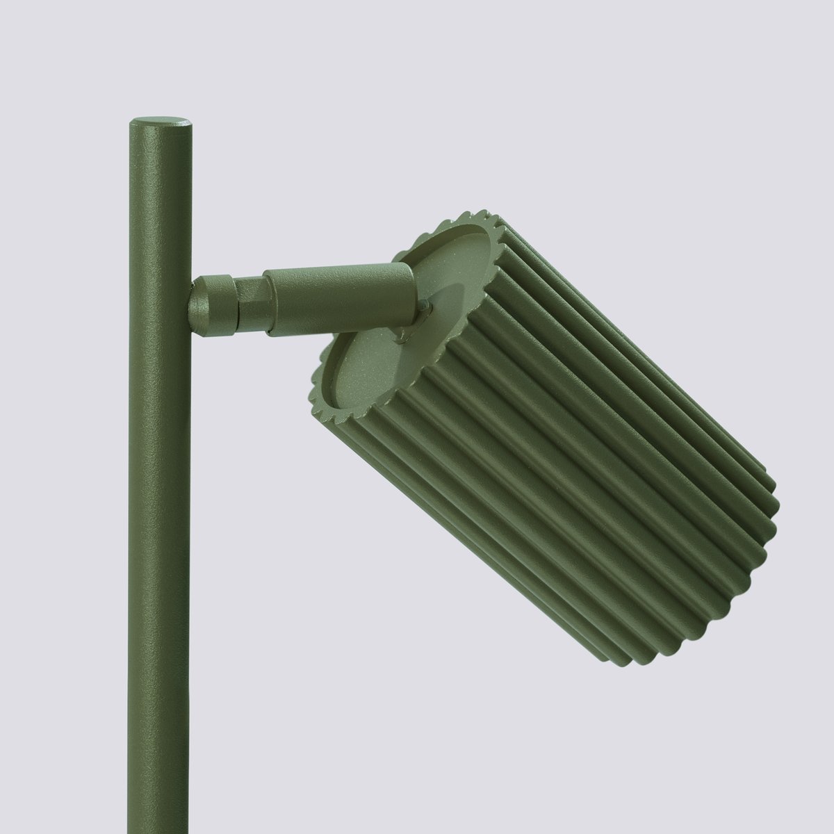 Lampe à poser Aluminium Vert Olive GU10 1 Karbon vert, EDEN