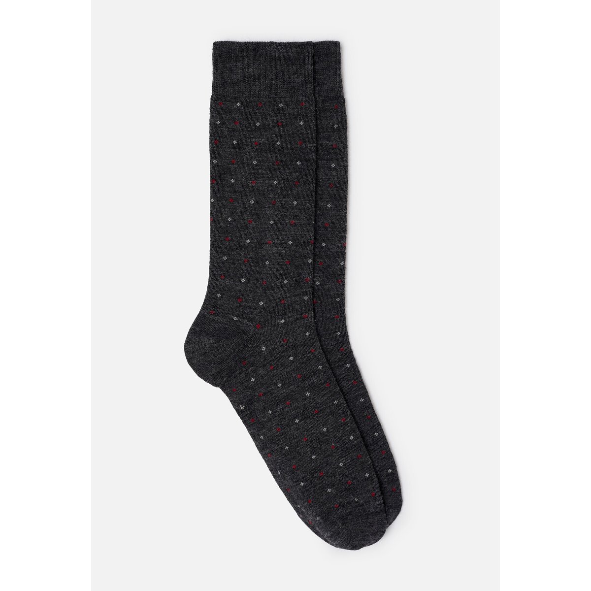 Paires de chaussettes thermolactyl en maille laineuse - Lot de 2 lot gris chiné, DAMART