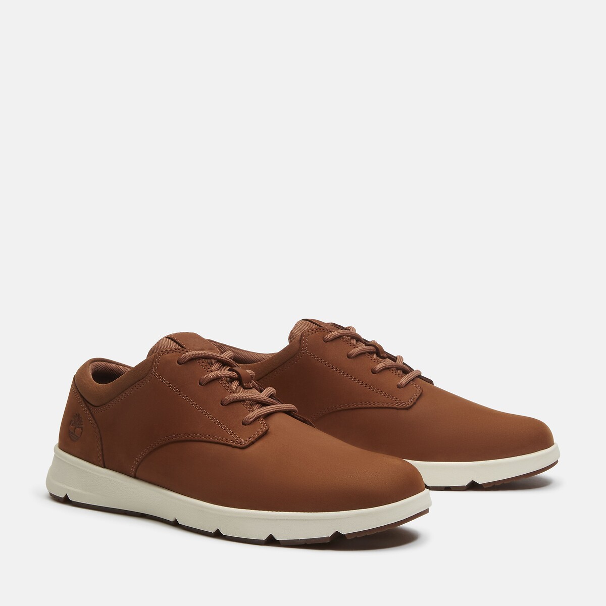 Baskets basses en cuir Parker Street marron, TIMBERLAND
