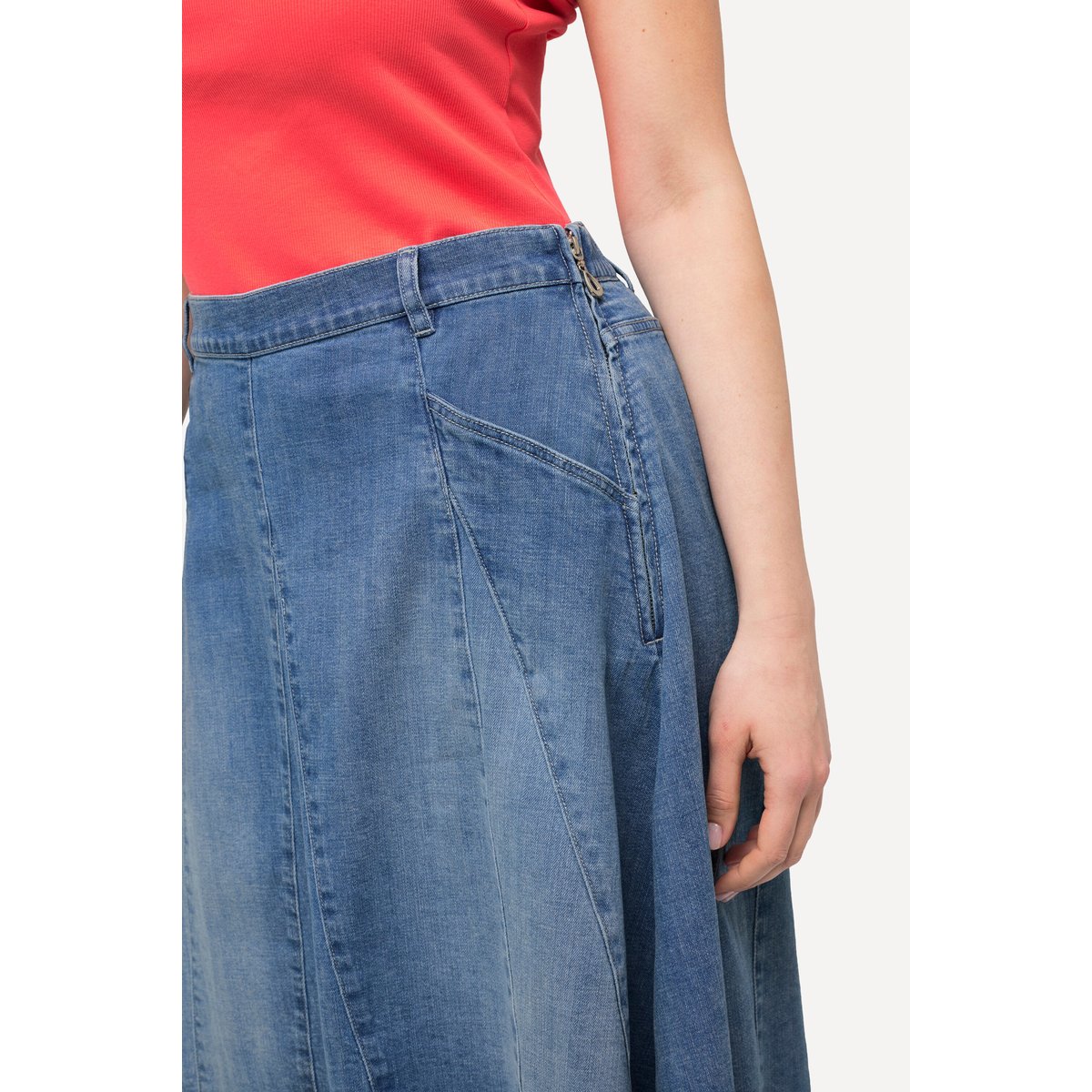 Jupe en jean bleu clair, ULLA POPKEN