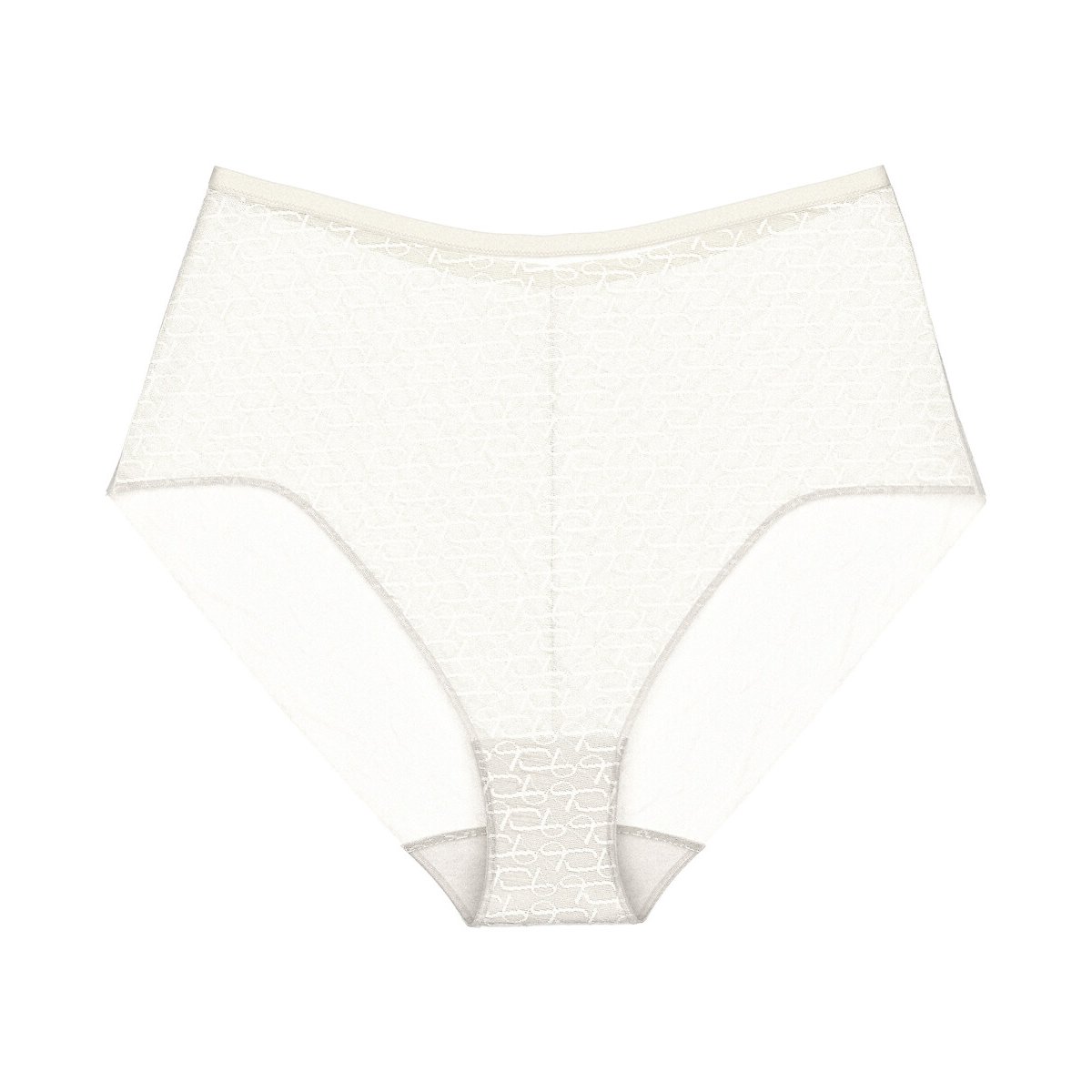 Culotte maxi en dentelle Signature Sheer blanc cassé, TRIUMPH