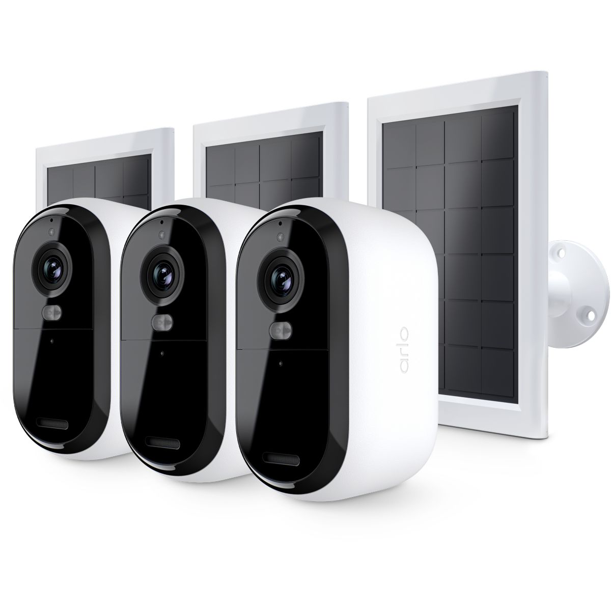 Caméra de surveillance 3 caméras ext Essential3 2K+ pan. sol couleur unique, ARLO