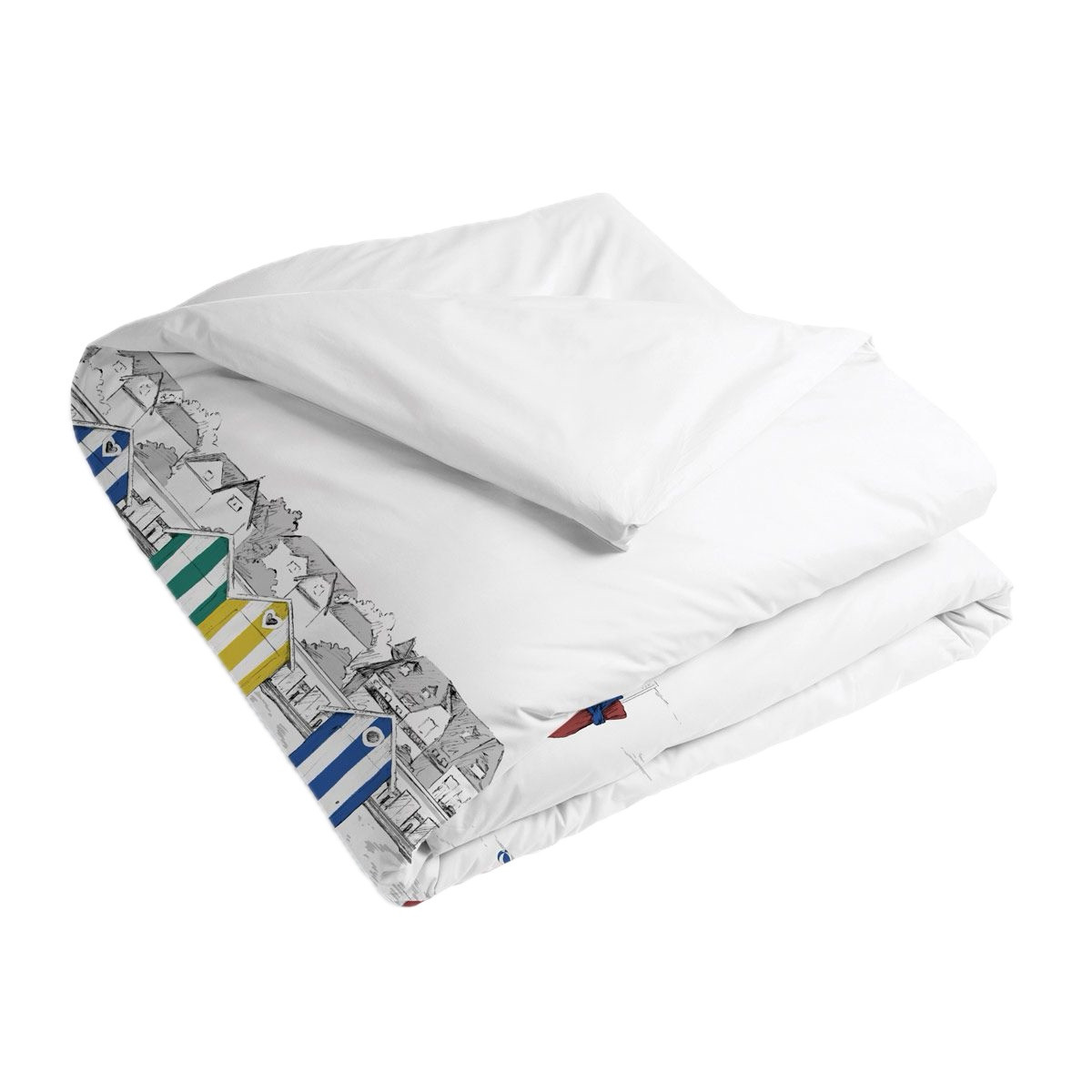 Housse De Couette   Percale De Coton - LES PLANCHES mer, TRADITION DES VOSGES