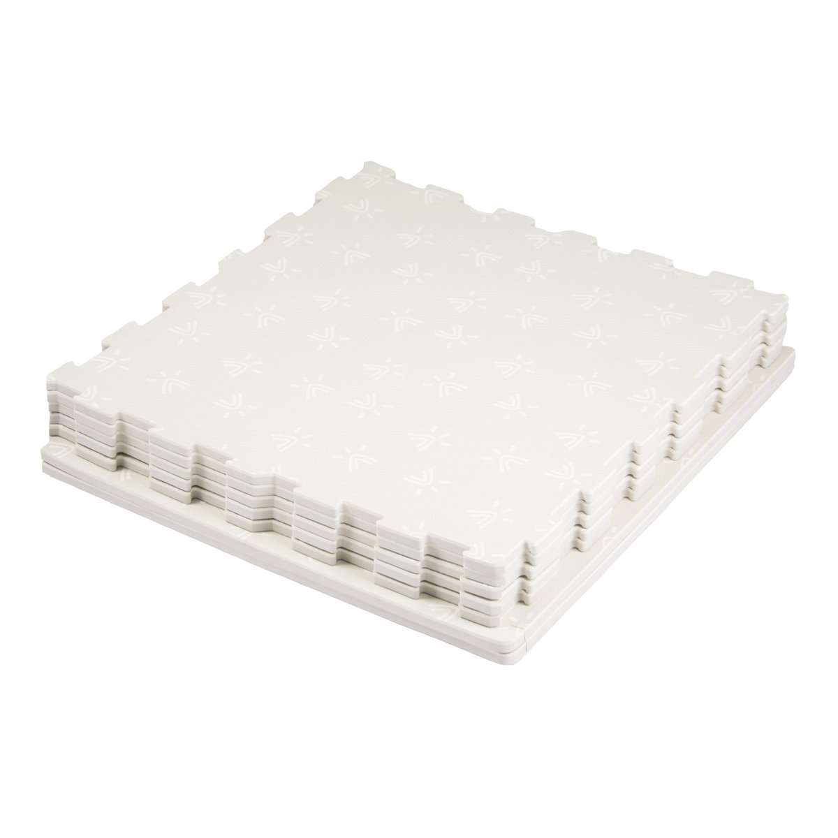 Tapis de jeu en mousse pour bébé beige, ACTIVE TOTS