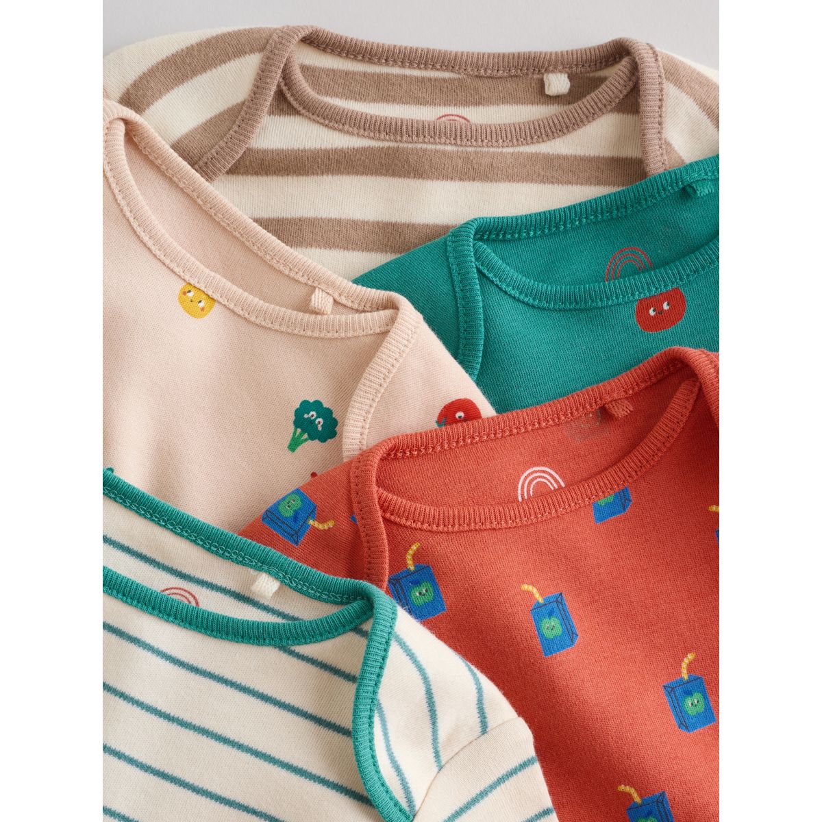 Bodies bébé, lot de 5 brillant, NEXT