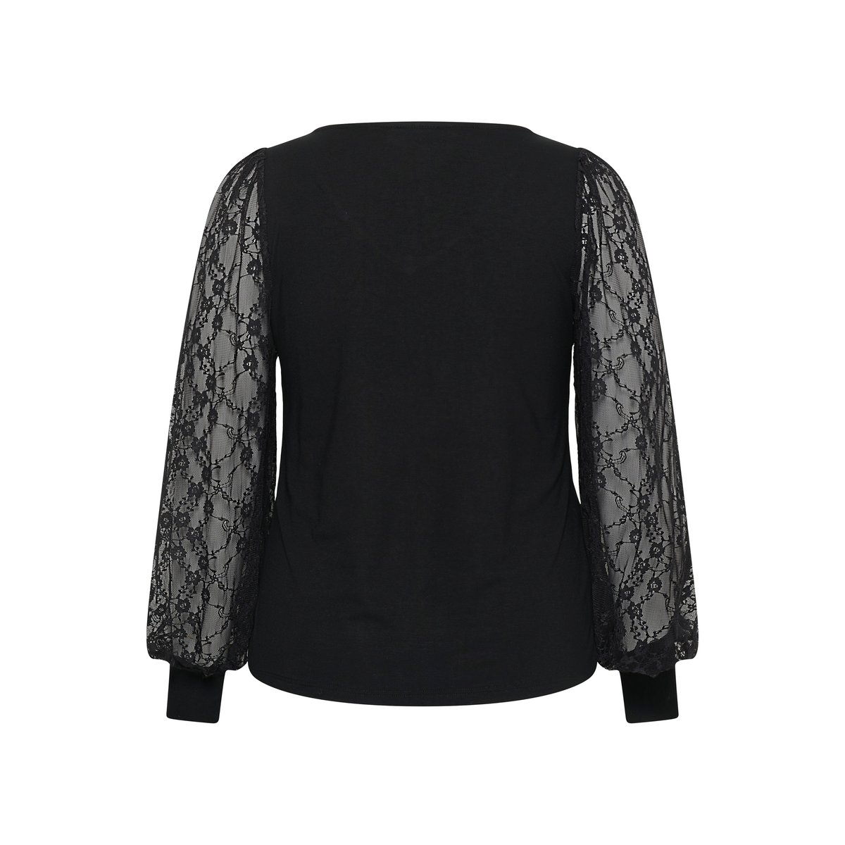 T-shirt à manches longues noir black, KAFFE CURVE
