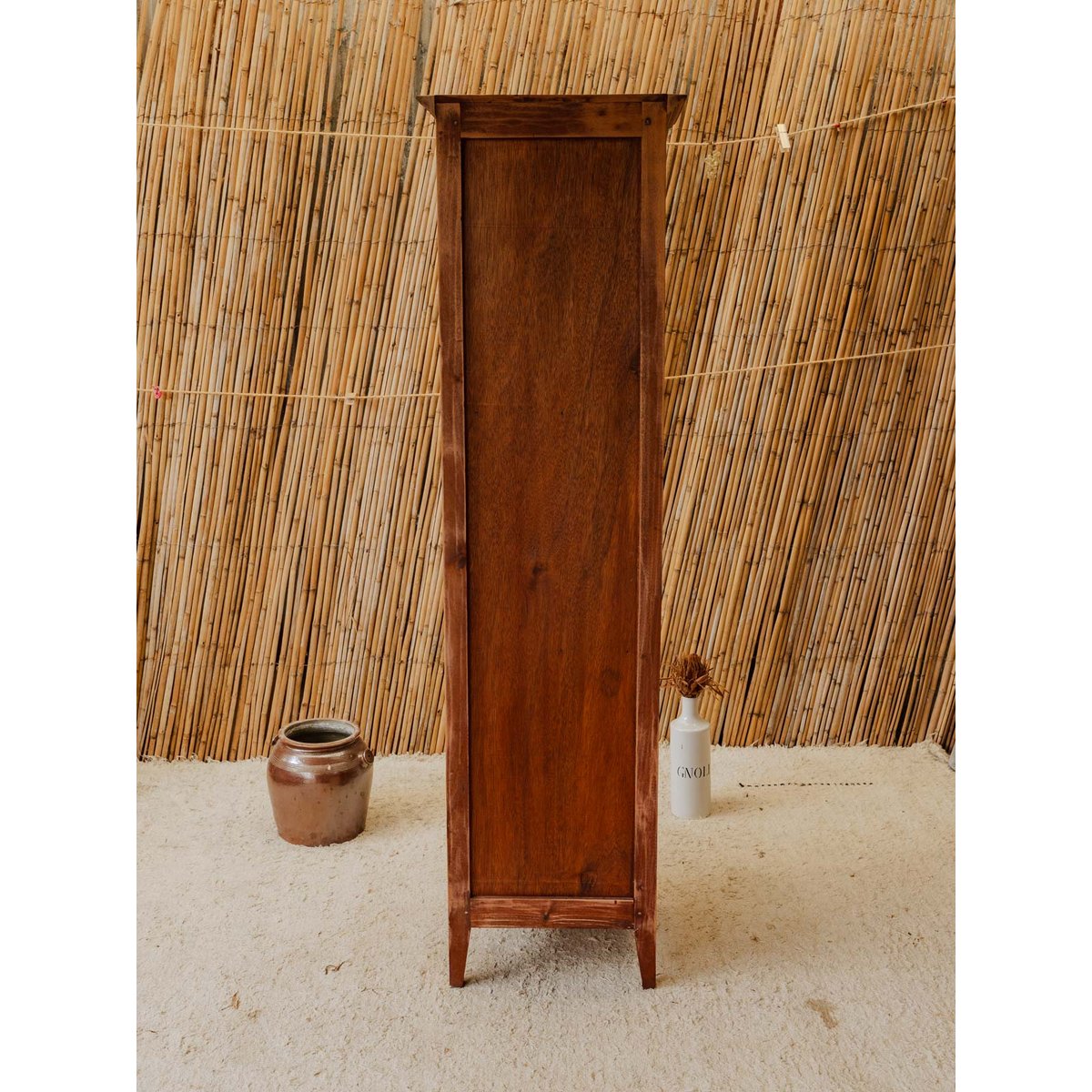 Vitrine en acajou Victoria N°1347 - Bon état bois foncé, DEBONGOUT