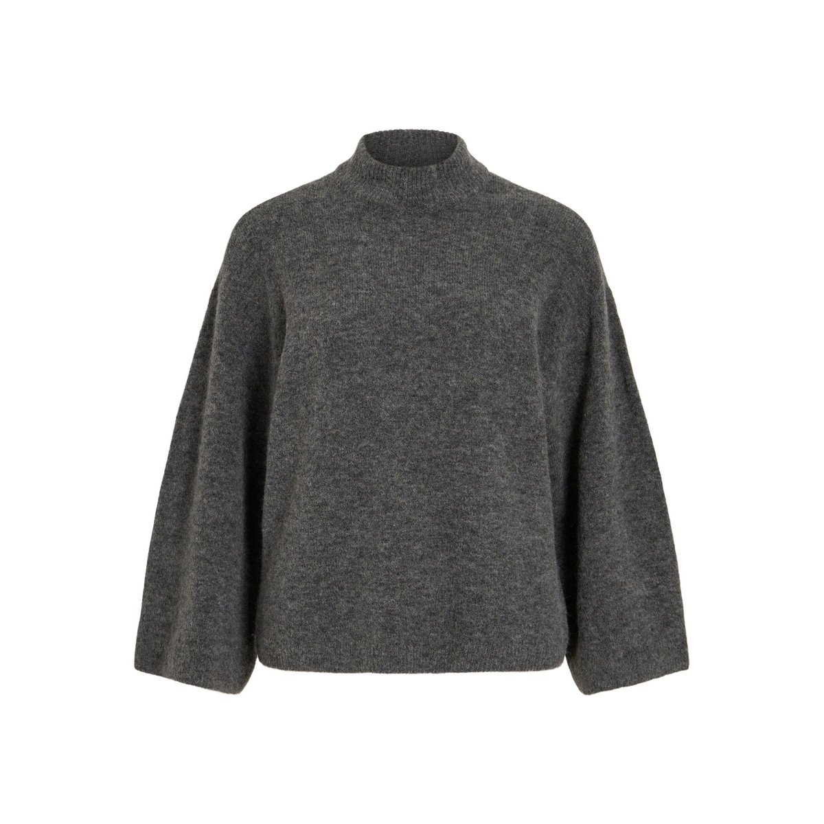 Pull En Maille gris - dark grey melange1, ROUGE EDIT
