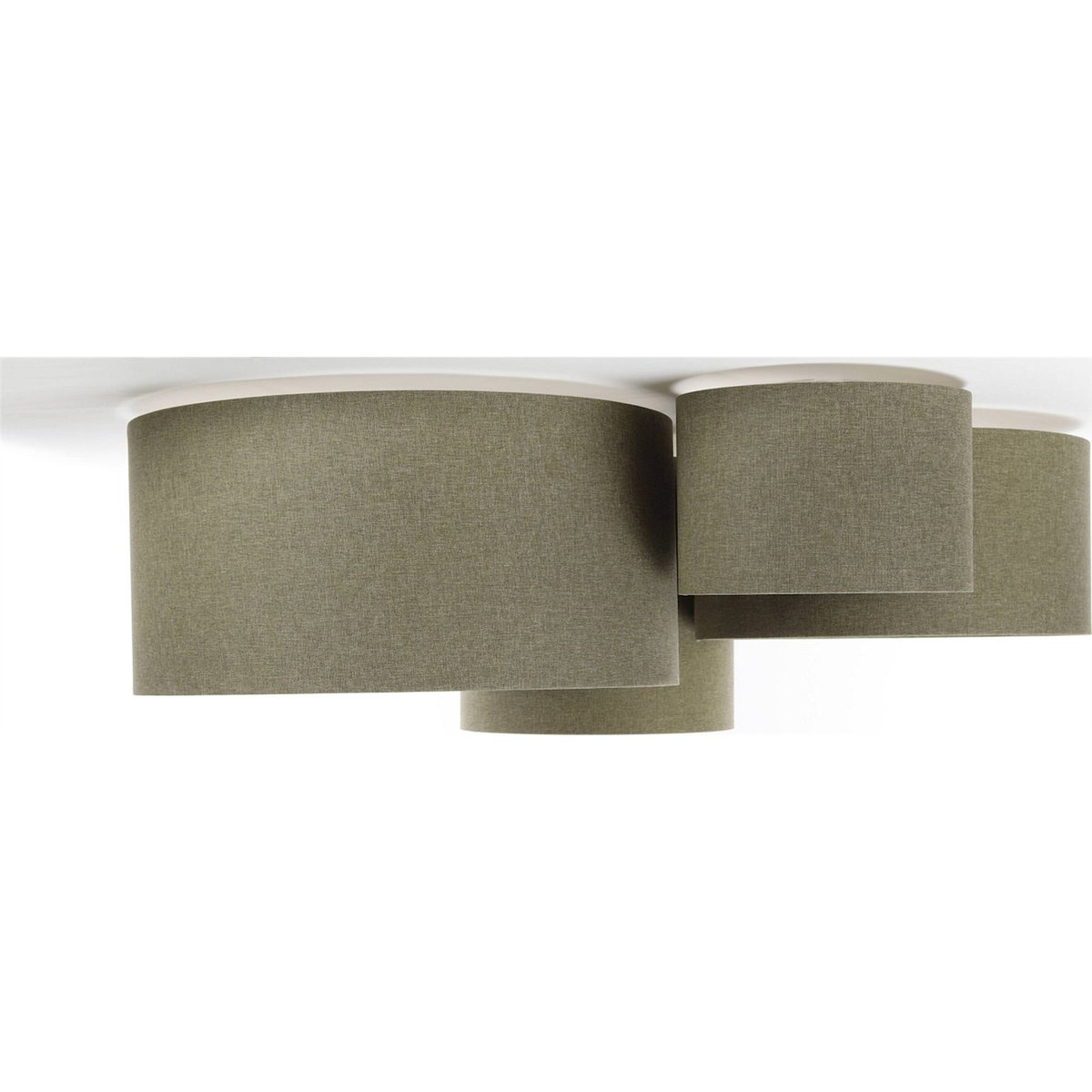 Plafonnier en tissu, BOHO ELEGANT beige crème texturé, BPS KONCEPT