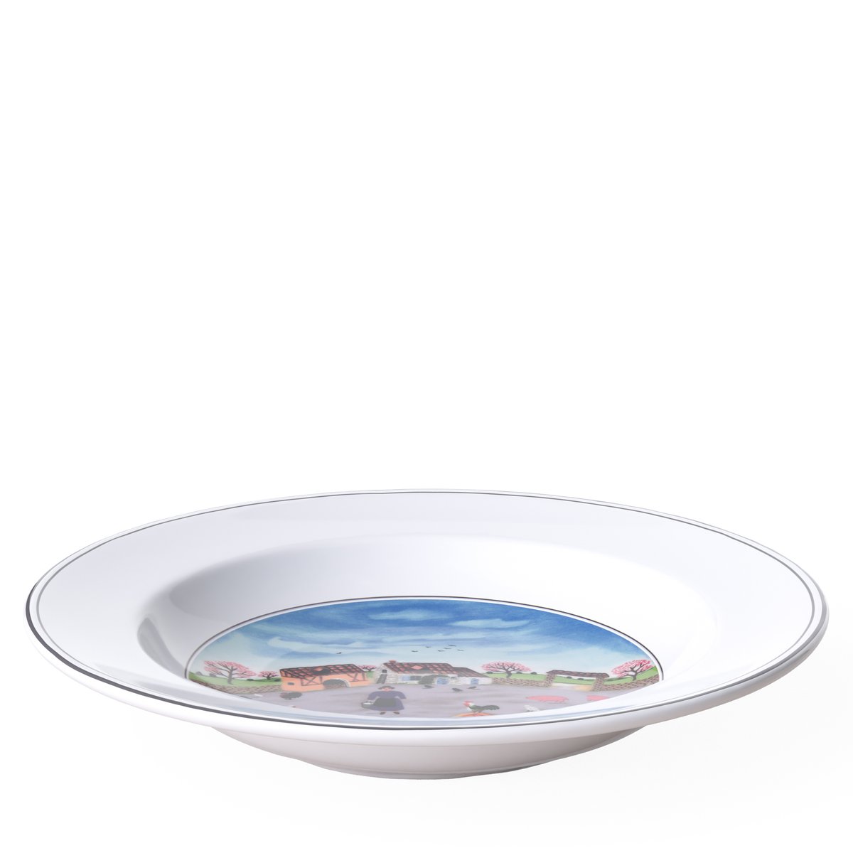 Assiette Creuse, Basse Cour DESIGN NAIF multicolore, VILLEROY & BOCH