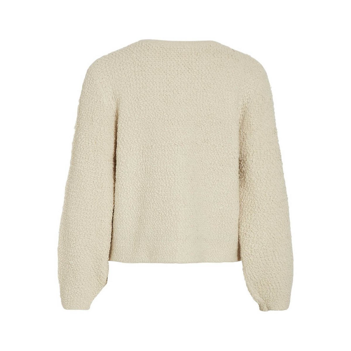 Bouclé Knit Cardigan ecru , VILA