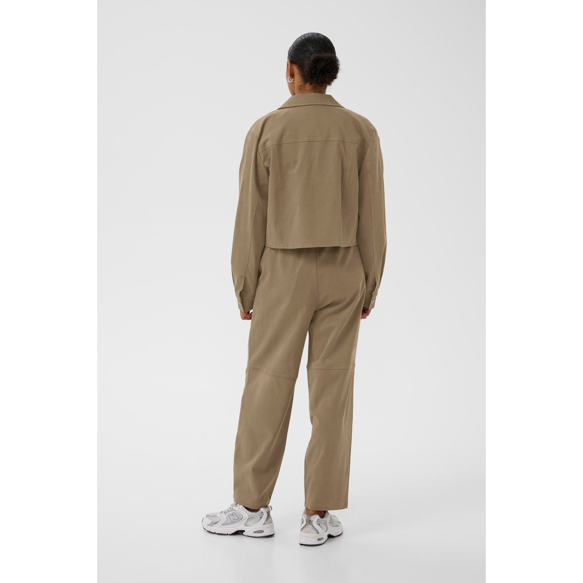 Pantalon casual marron morel, KAFFE