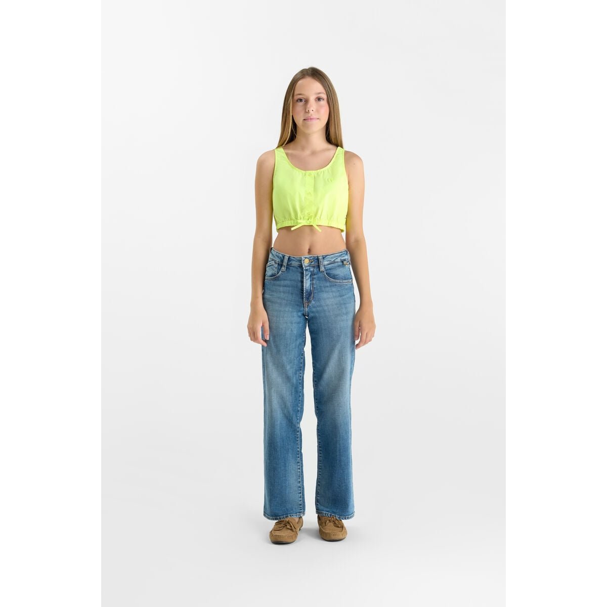 Jeans loose, large PULPH 22, longueur 34 blue, LE TEMPS DES CERISES