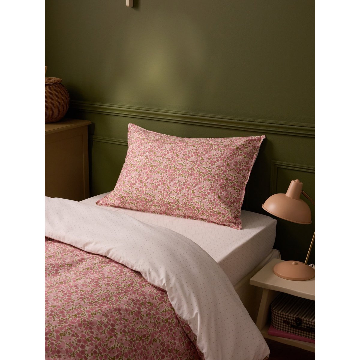 Taie d'oreiller tissu Liberty "Poppy and Daisy" liberty poppy and daisy, CYRILLUS