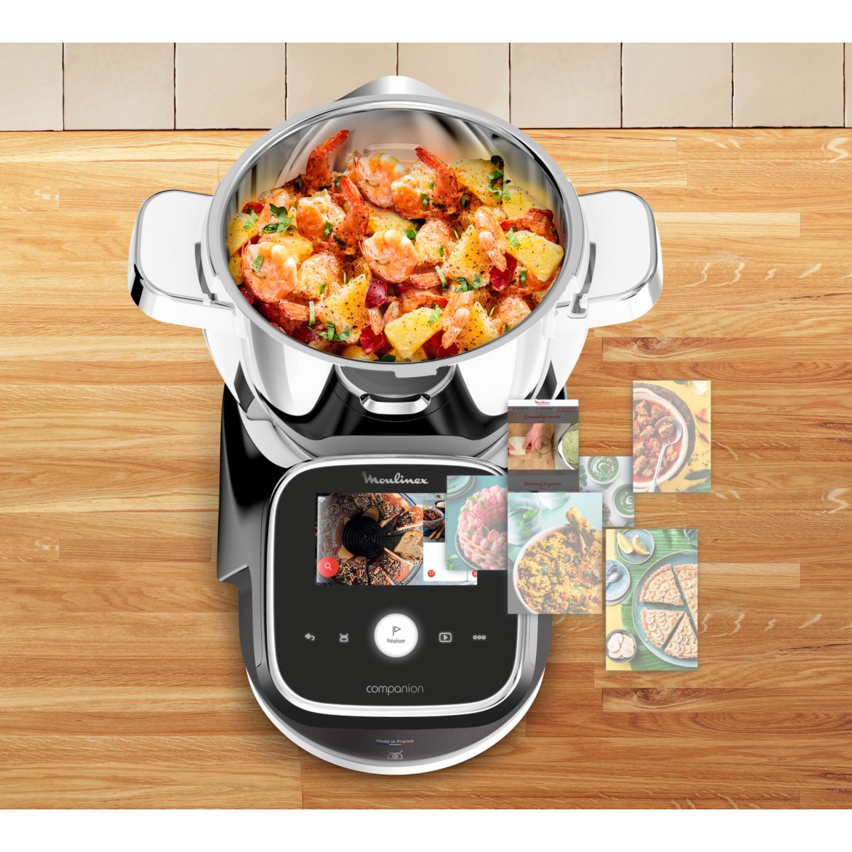Robot cuiseur I Companion Touch Pro HF93ECF0 couleur unique, MOULINEX