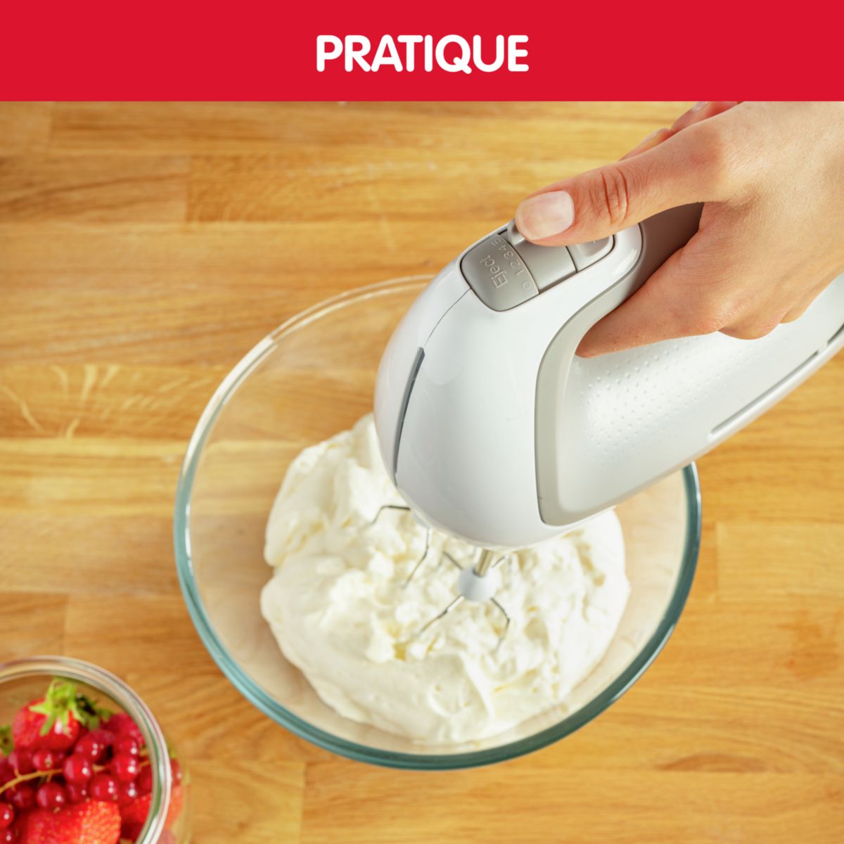 Batteur Prep Mix HM450B10 blanc, MOULINEX