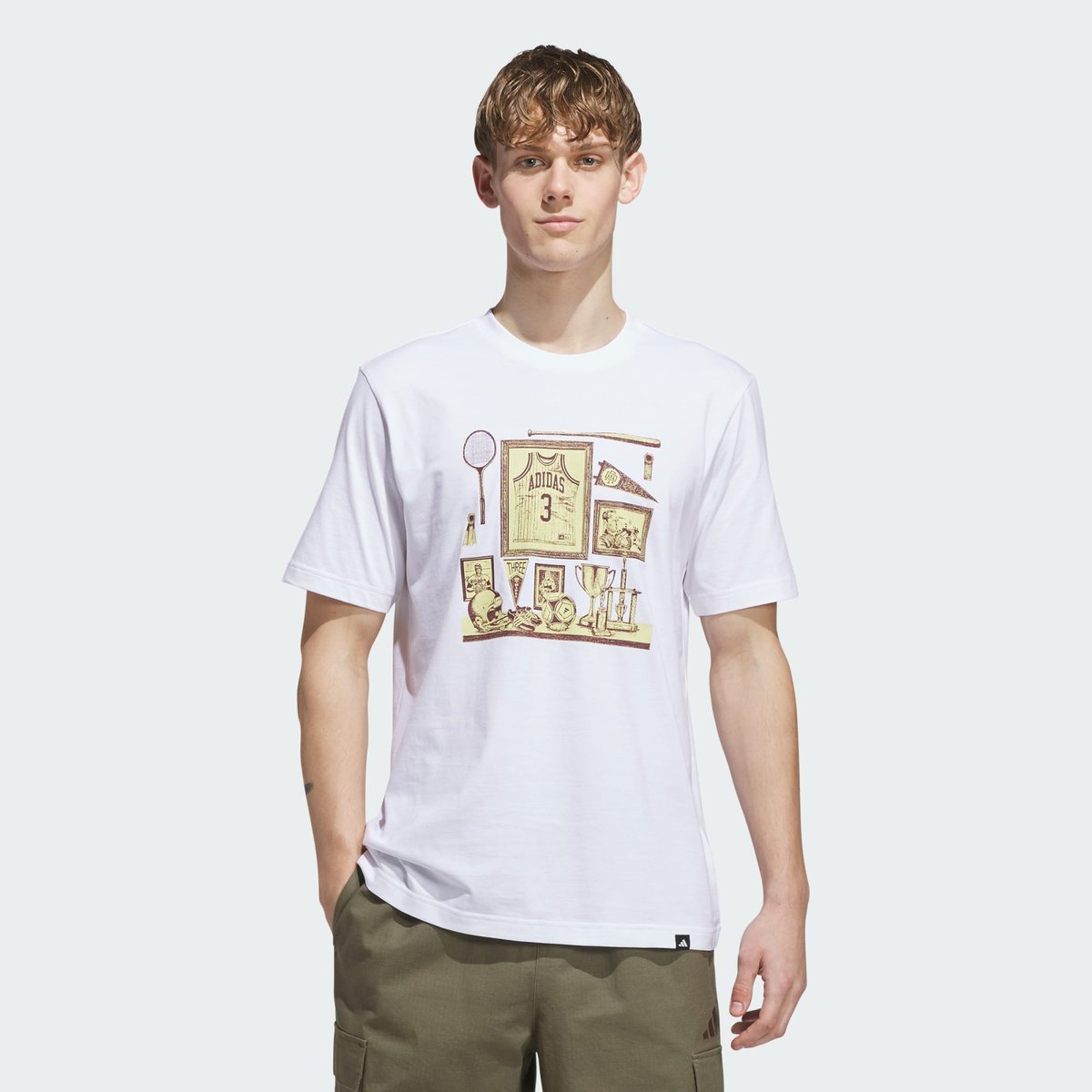 T-Shirt Graphique Sports Bar Memorabilia T-Shirt Graphique Sports Bar Memorabilia white, ADIDAS SPORTSWEAR