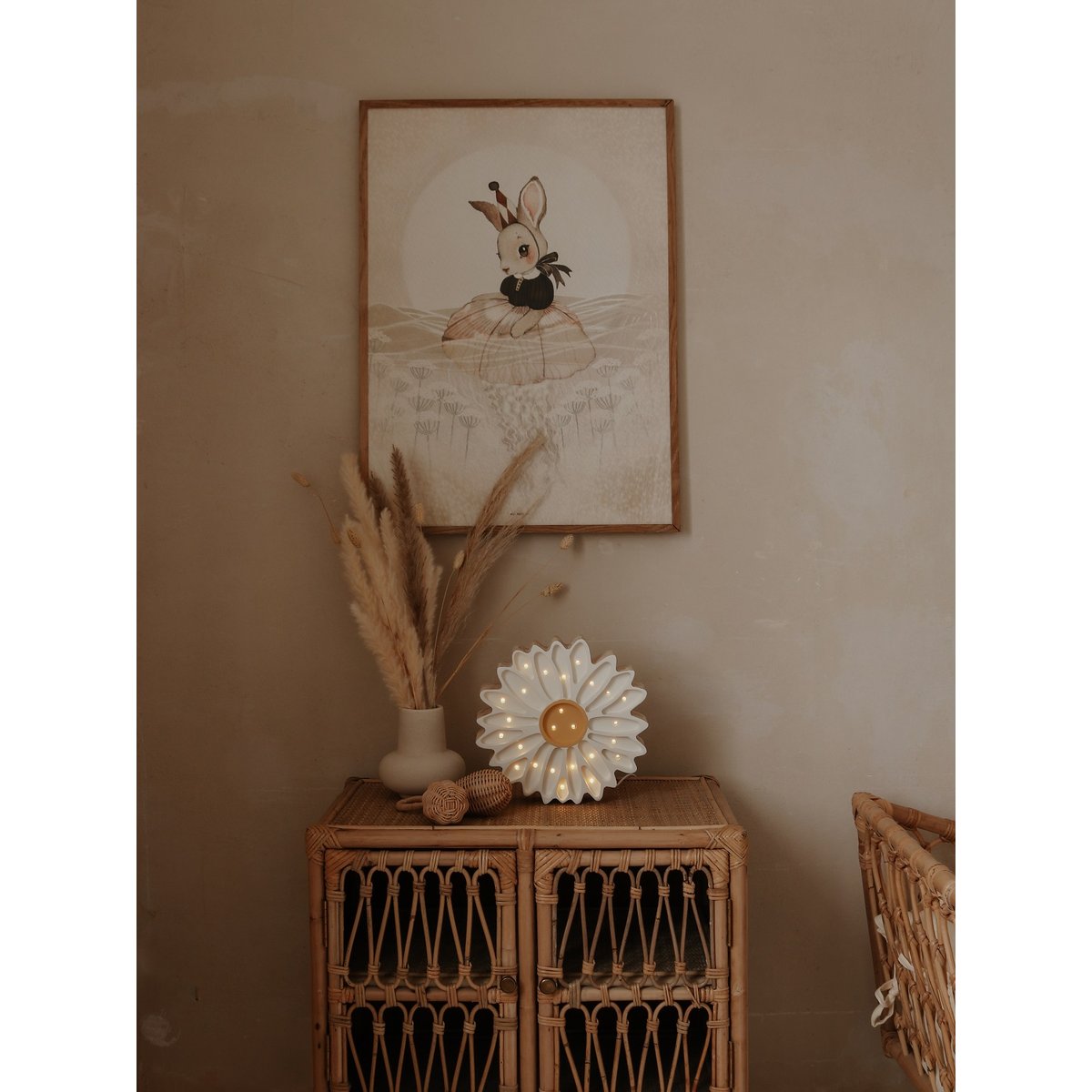 Lampe Veilleuse Marguerite blanc, LITTLE LIGHTS