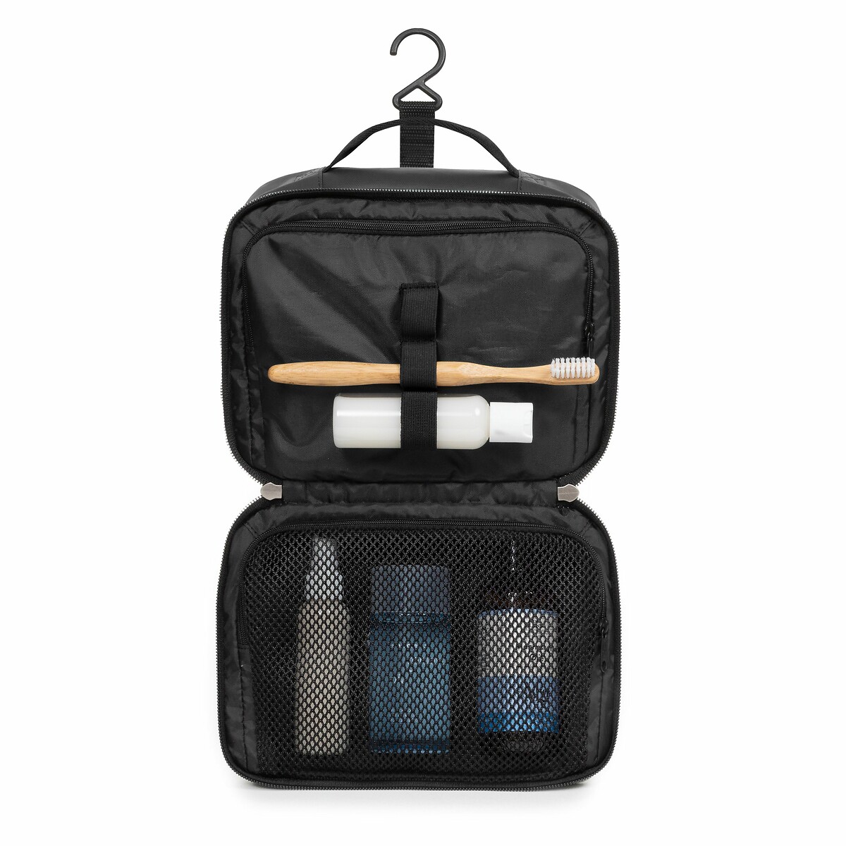 Trousse de toilette Road Kit noir ciré, EASTPAK