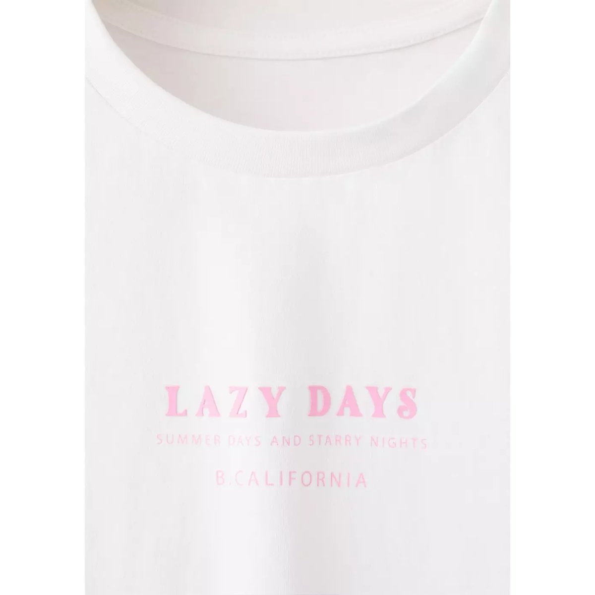 T-shirt en coton imprimé blanc cassé, MANGO TEEN