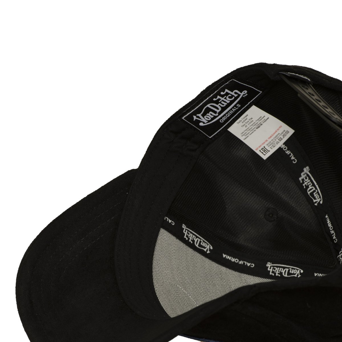 Casquette baseball FUR noir/blanc/jaune/bleu, VON DUTCH