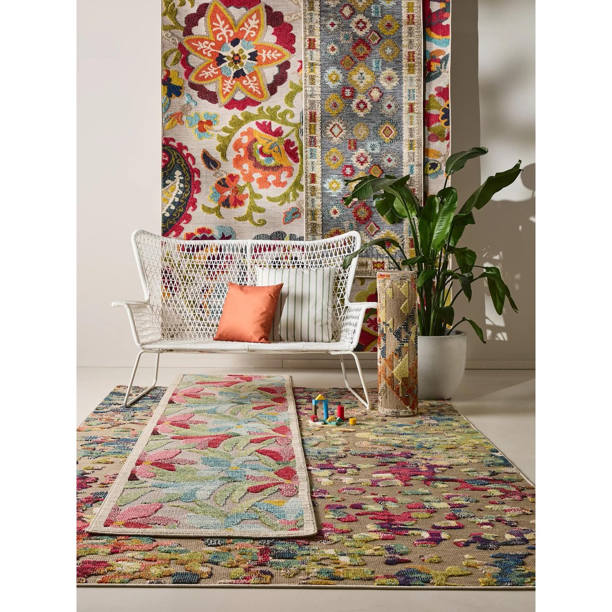 Tapis d'extérieur & intérieur NOELIA multicouleur, BENUTA 