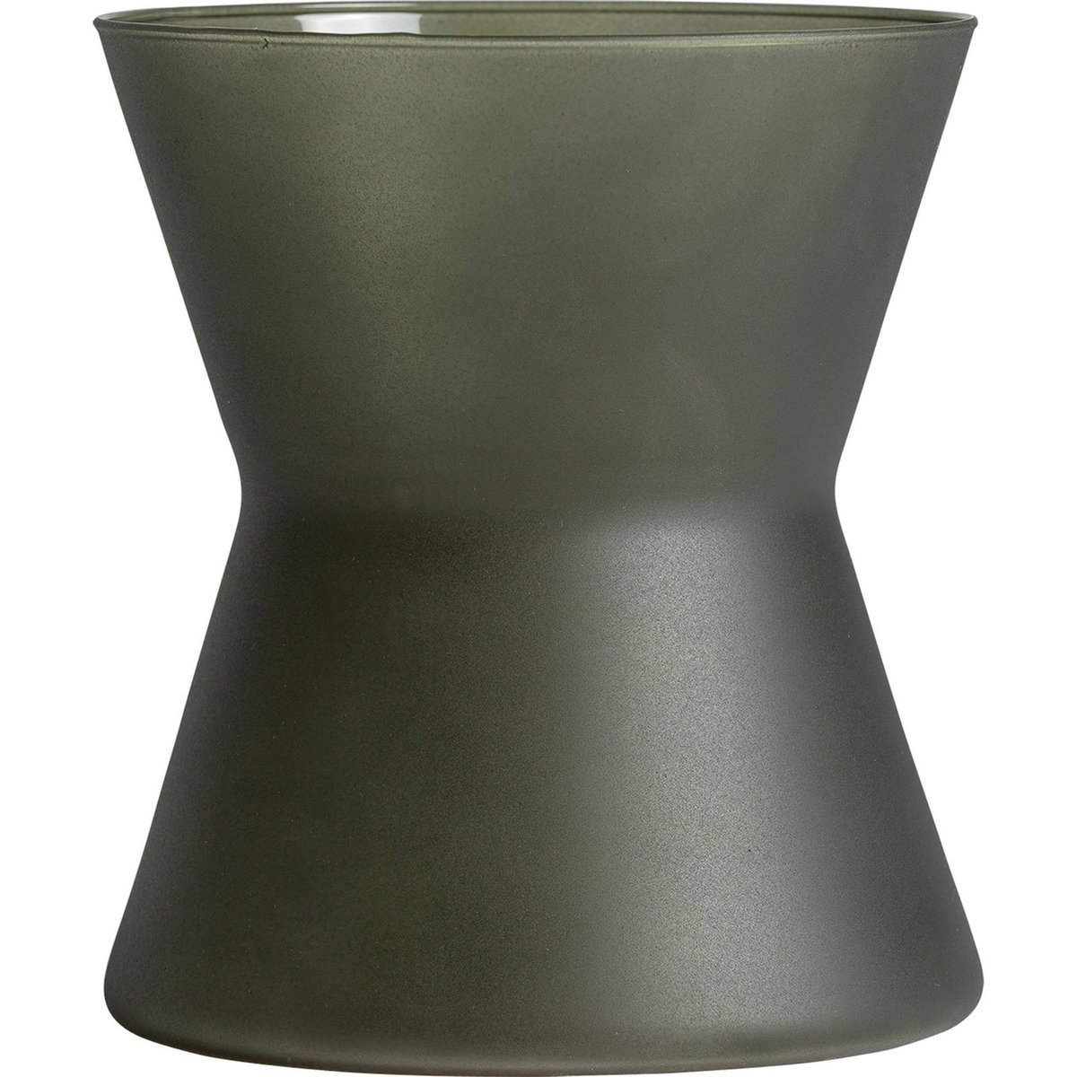 Vase en verre vieilli style contemporain vert vieilli élégant, RECOLLECTION