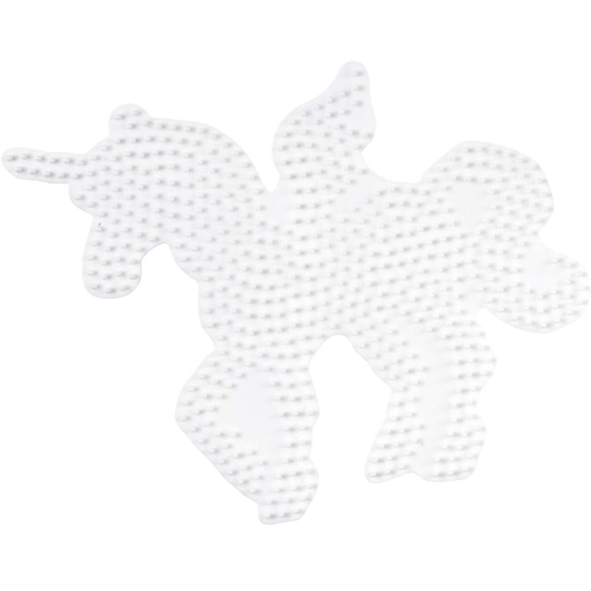 Plaque licorne perles plastique Midi blanc, HAMA