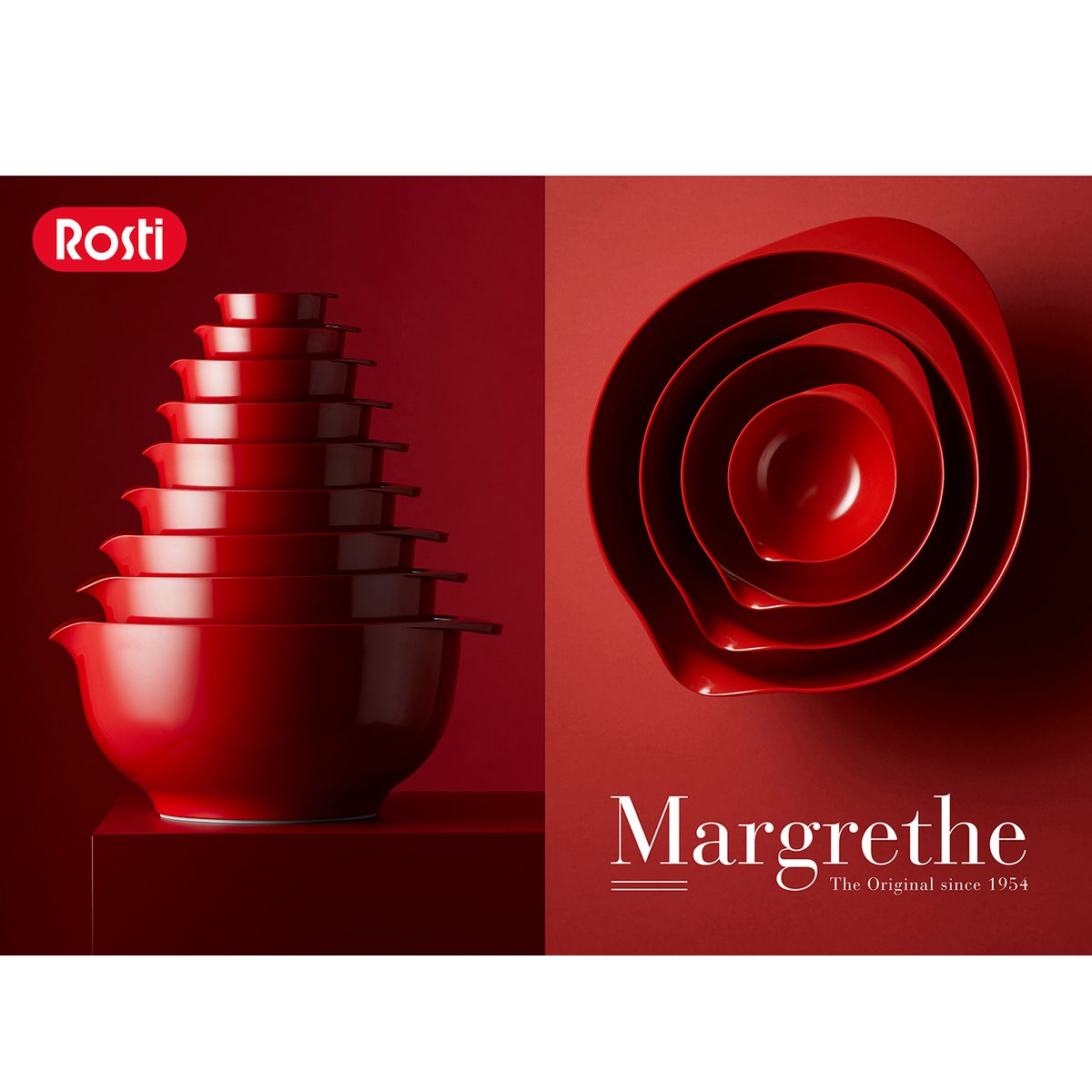 Passoire pour Margrethe CLASSIC rouge, ROSTI