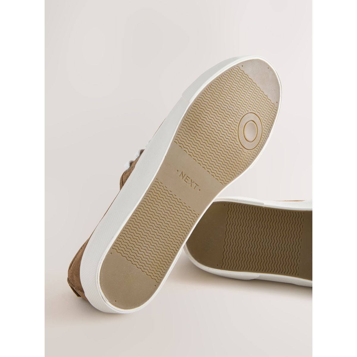 Chaussures en daim n. premium gris, NEXT