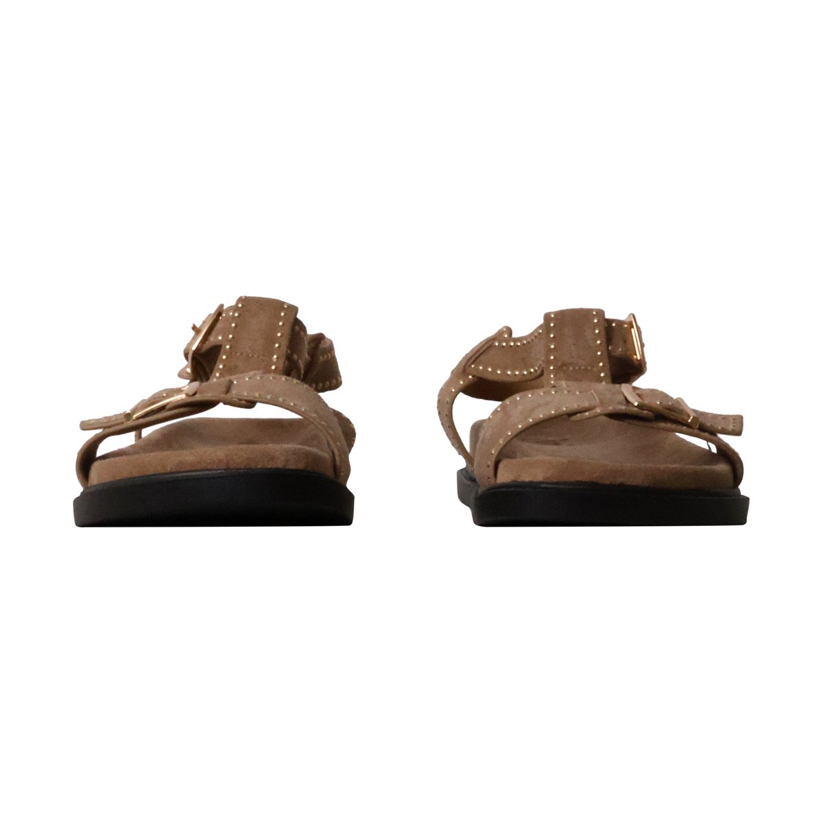Mules à Brides Inia kaki-beige, ENZA NUCCI