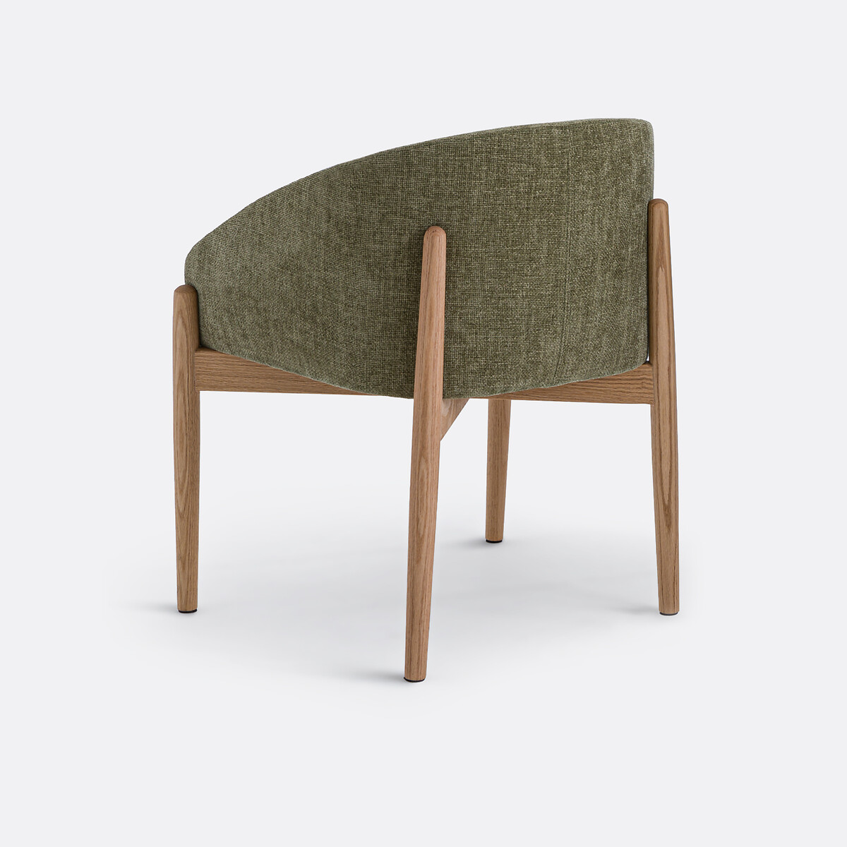 Sillón de comedor en tejido texturizado, Beca verde, LA REDOUTE INTERIEURS