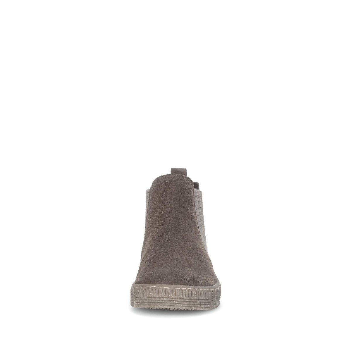 Bottines Chelsea en cuir à talon compensé marron, GABOR