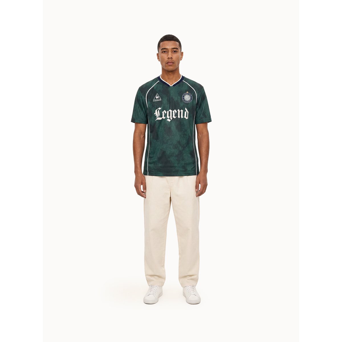 Maillot de foot JERSEY khaki jersey/asblue, LE COQ SPORTIF