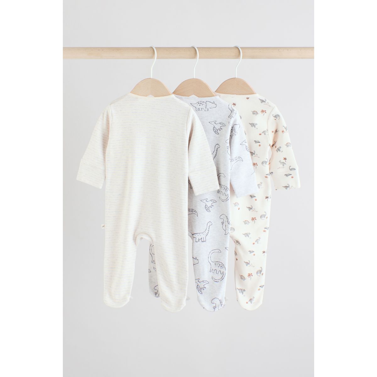 Dors-bien à zip double sens, lot de 3 gris, NEXT