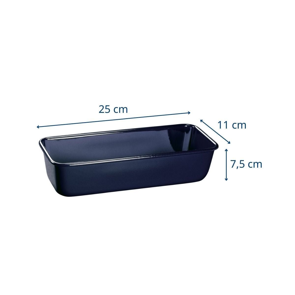 2 moules à cake coins arrondis BACK LIEBE bleu, DR OETKER