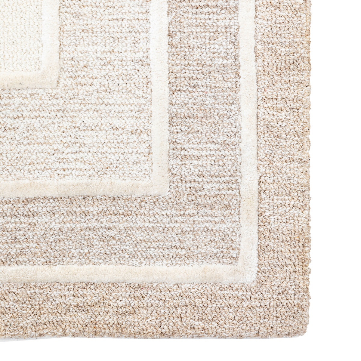 Whitley Tonal Border Rug beige, SO'HOME