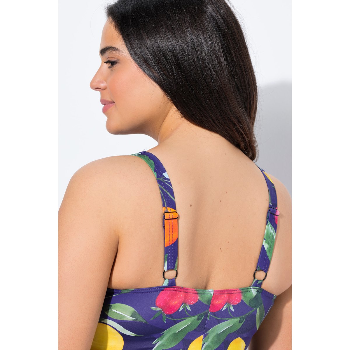Maillot de bain, motif fruits bleu nuit, ULLA POPKEN