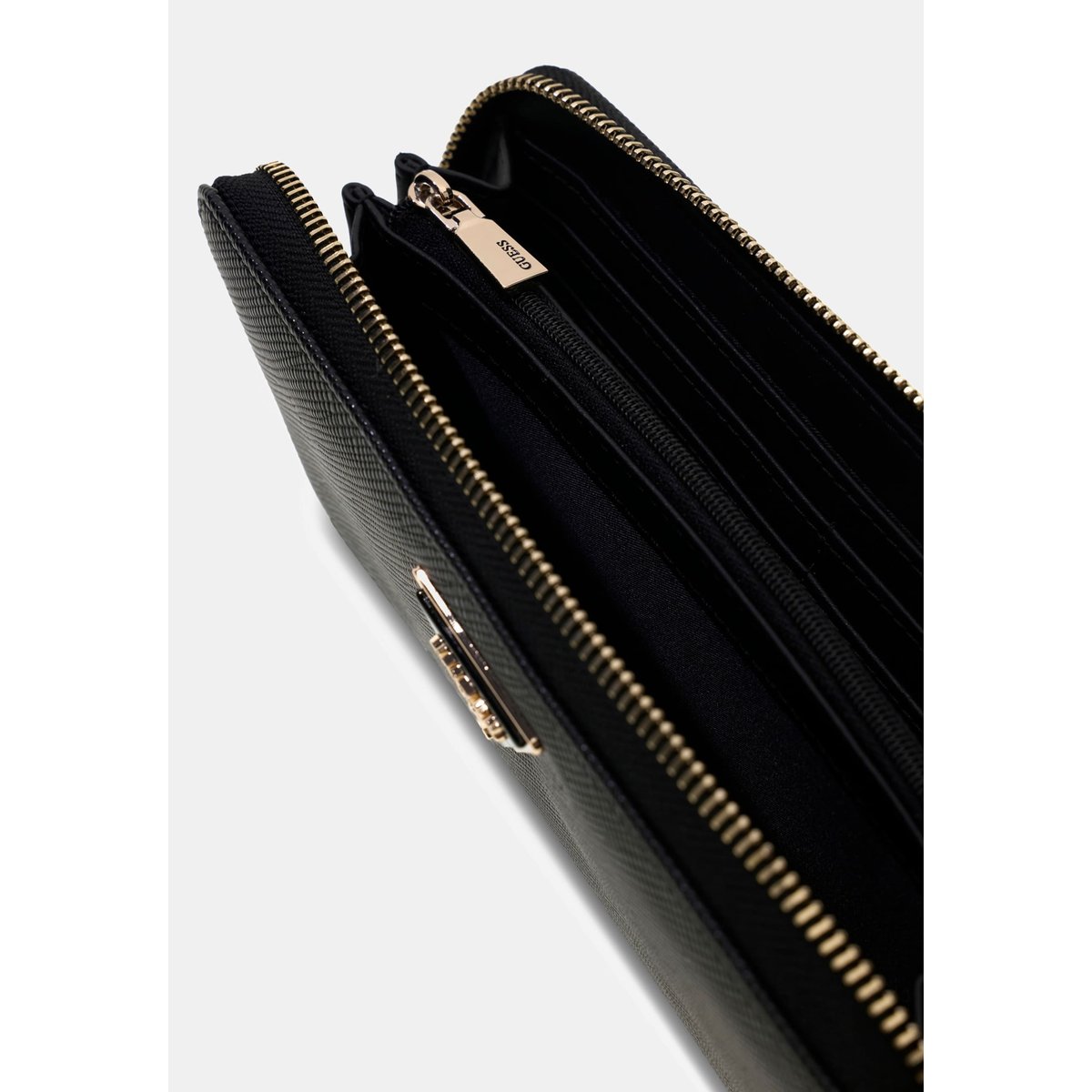 Maxi Portefeuille Laurel noir, GUESS