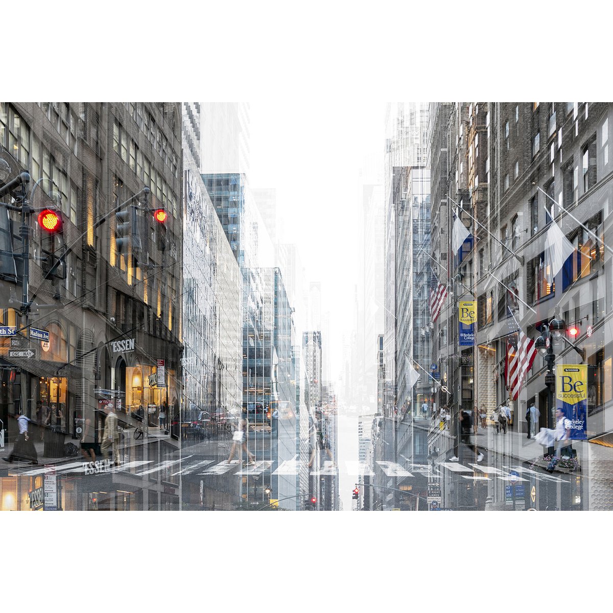 Tableau Madison Square tableau alu dibond, HEXOA