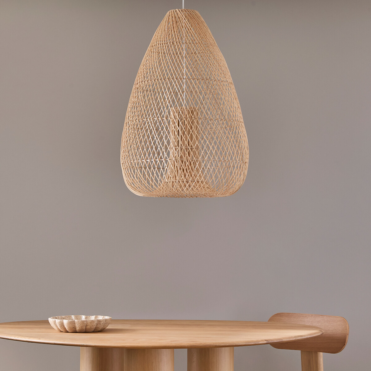 Hanglamp van gevlochten rotan, diameter 56 cm, TITOU naturel, AM.PM