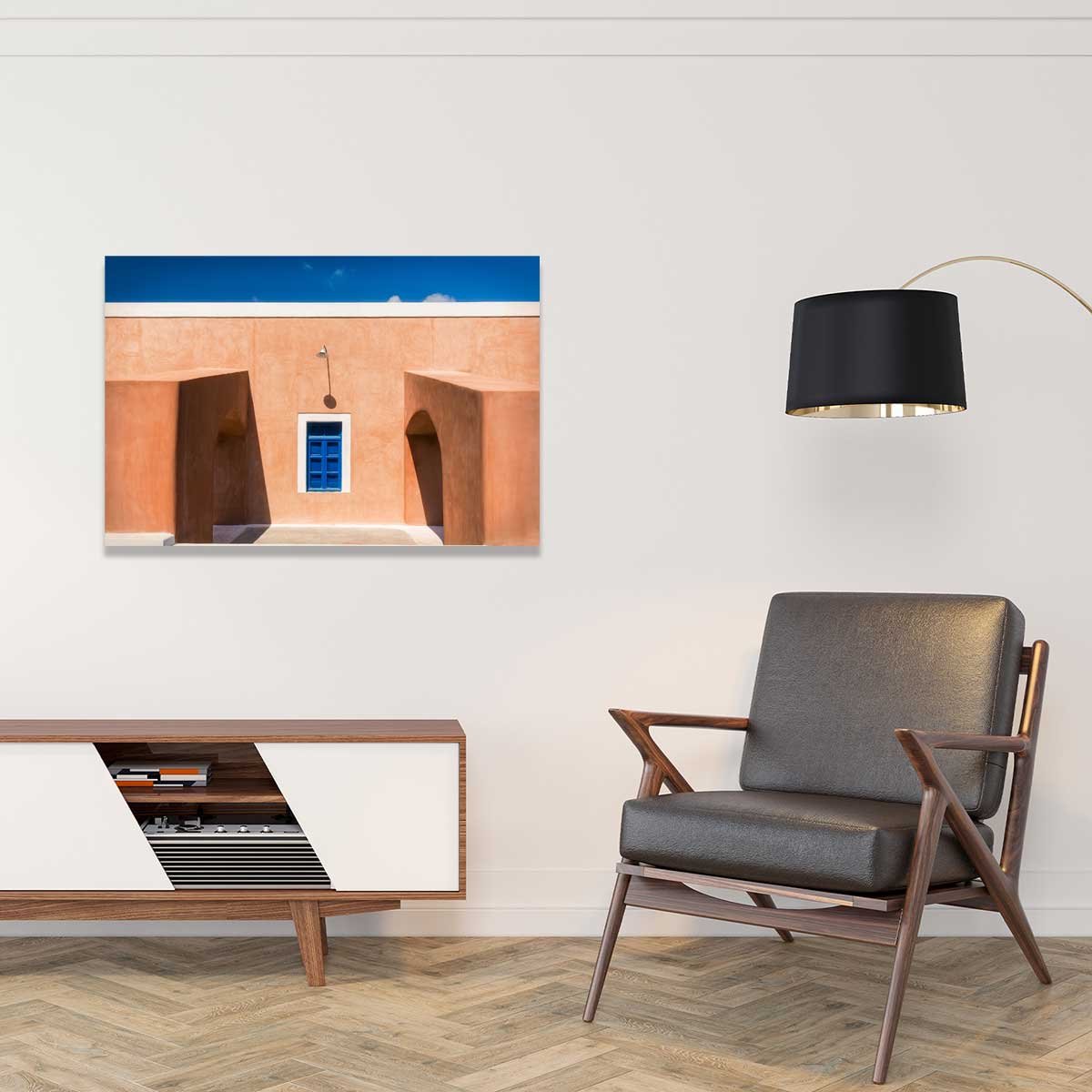 Tableau terracotta house tableau alu dibond, HEXOA