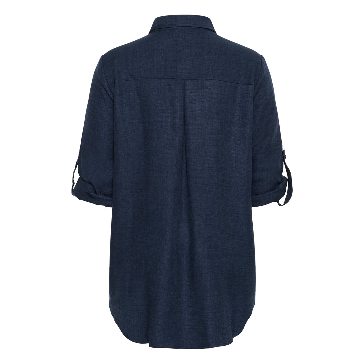 Blouse à manches longues bleu mood indigo cc., KAFFE CURVE